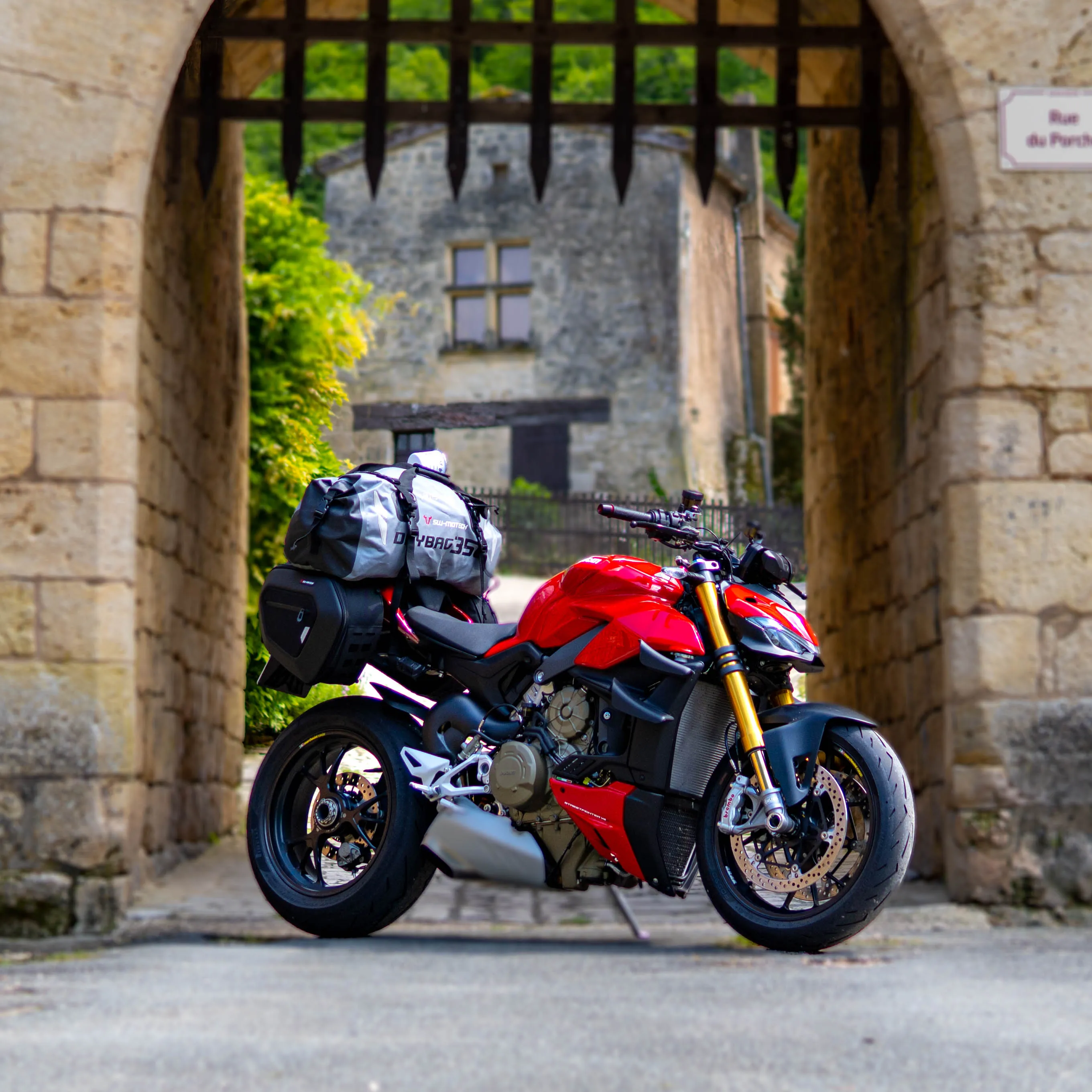 Photo d'aventure à moto